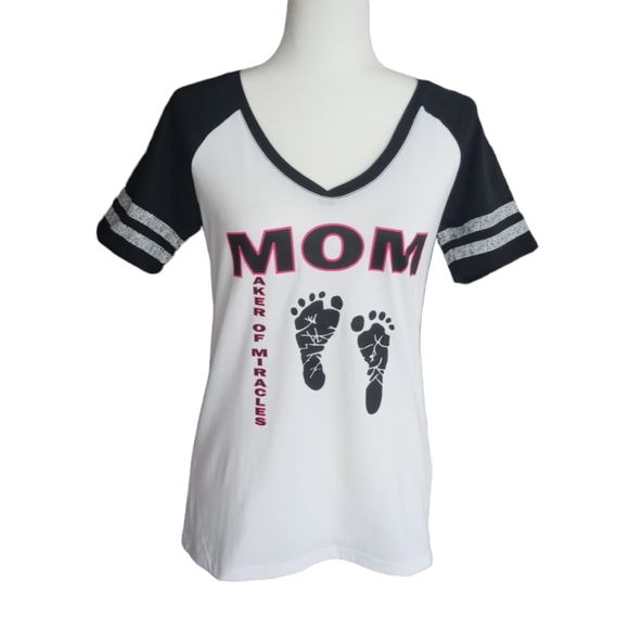 🌻2 LEFT🌻 MOM Maker Of Miracles Graphic Tee Shirt Womens Size XXL - Picture 1 of 6